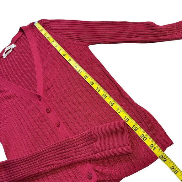 Urban Outfitters Ribbed Long Sleeve Cardigan, Size Medium - Picture 10 of 10